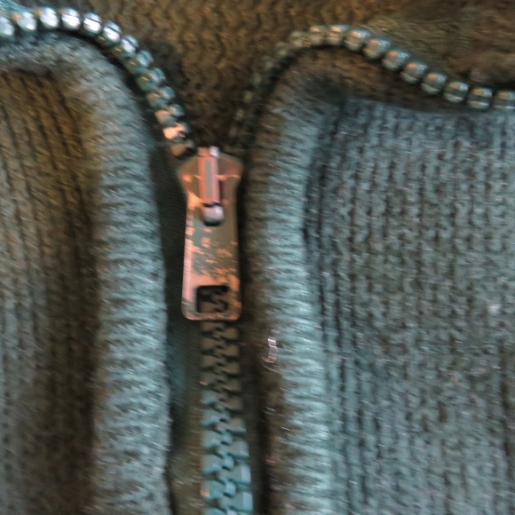 SOLD 100% Wool Dark Green Italian Sweater - Picture 2 of 3